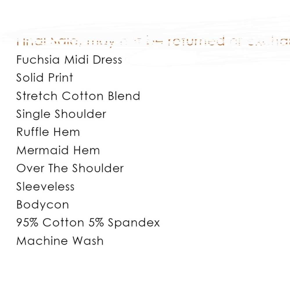 RUFFLE MIDI BODYCON DRESS - Picture 6 of 9